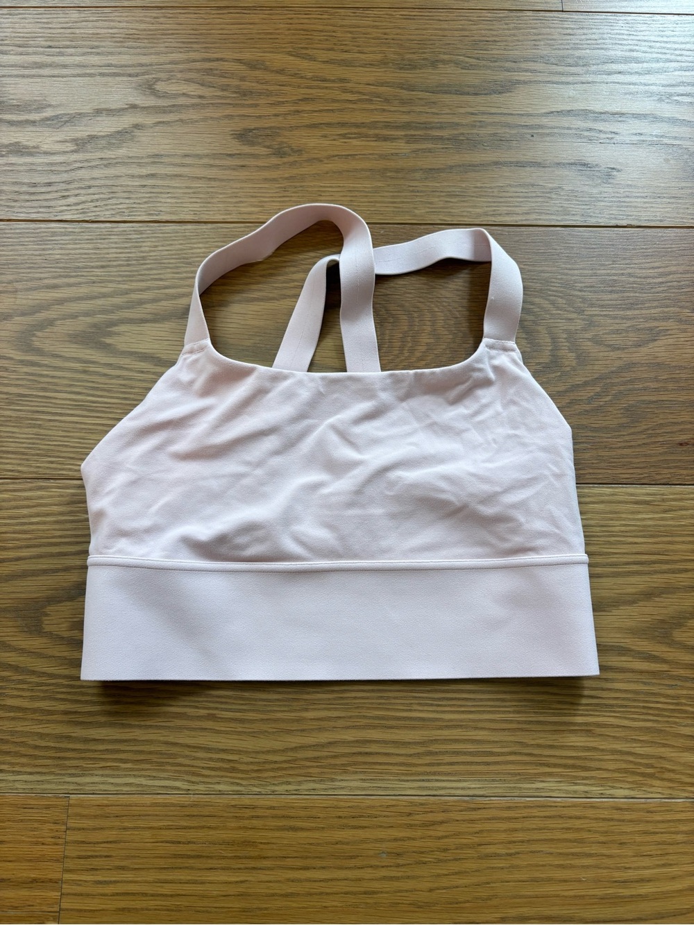 Athleta Pale Pink Strappy Sports Bralette